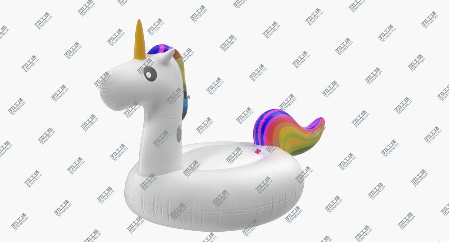 images/goods_img/2021040233/Inflatable Party Tube Swimming Unicorn 3D model/3.jpg
